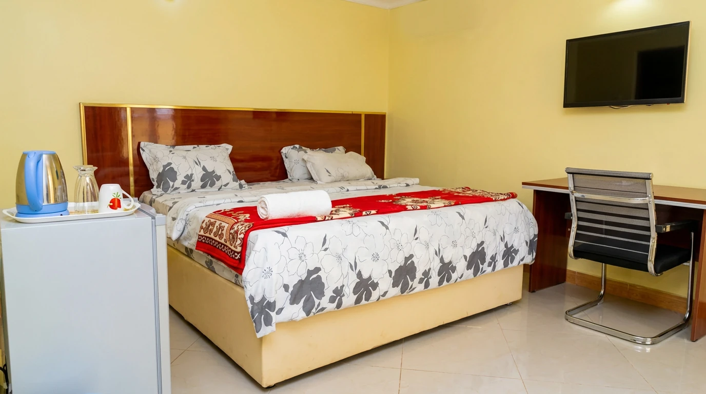 VIP room at best lodge in Mbala Zambia